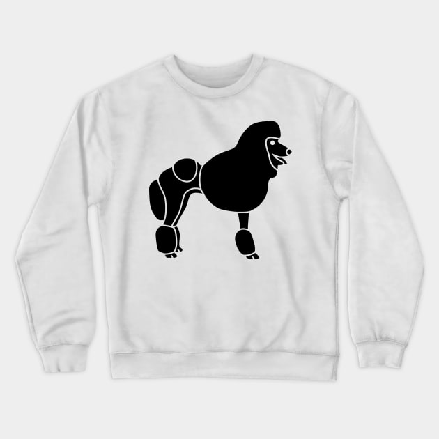 Poodle Crewneck Sweatshirt by Radradrad